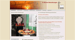Desktop Screenshot of bestattungen-buesker.de